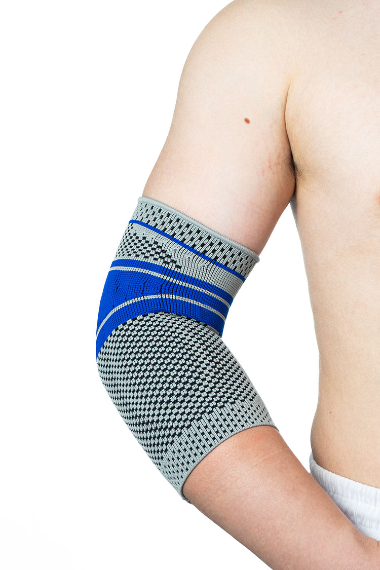 廠家批發運動加壓護肘籃球羽毛球運動硅膠透氣尼龍護肘